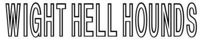 hell hounds   BACK   WHITE TEXT with Bk  outline 
